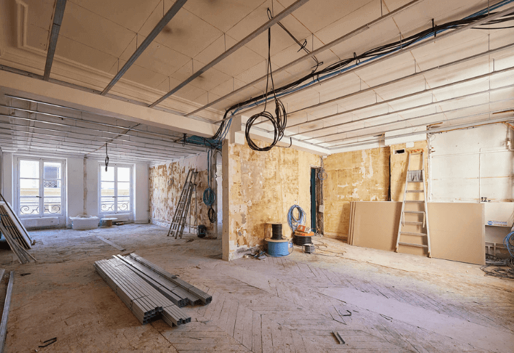 rénovation bureaux 300 m2