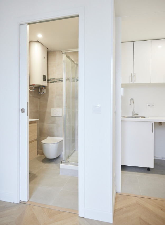 salle de bain rénovée