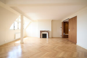 Salon parquet point de Hongrie